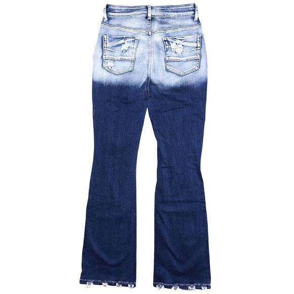 Flamingo High-Rise Ripped Wide-Leg Jeans Medium (26"x31") - Picture 5 of 7